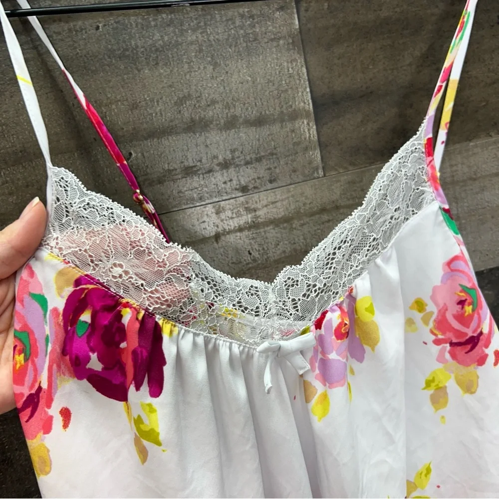 Kate Spade Rose Floral Chemise Nightgown Slip